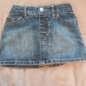 Blue jean skirt